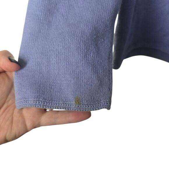 Rare Michael Simon Beaded Sequin Dog Cardigan Sweater Purple M - Picture 9 of 9